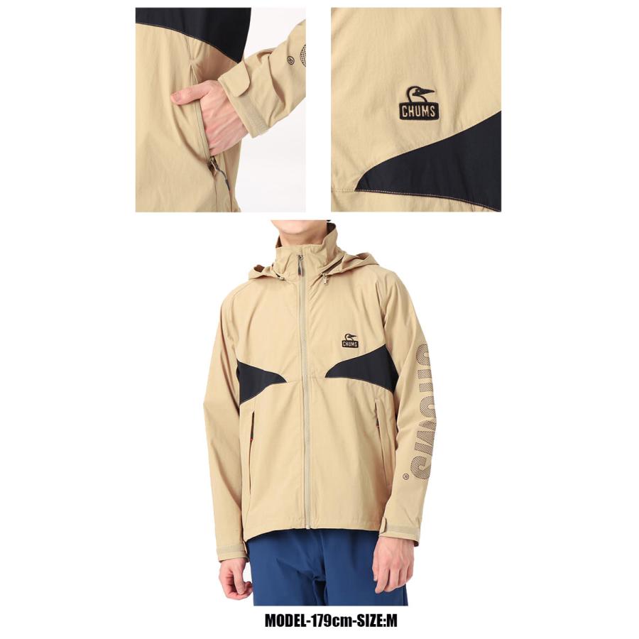 CHUMS チャムス AIRTRAIL STRETCH JACKET ナイロンジャケット