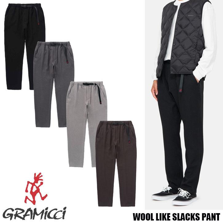 GRAMICCI WOOL LIKE SLACKS PANT ウールライク スラックスパンツ GRAMICCI WOOL LIKE SLACKS PANT ウールライク スラックスパンツ