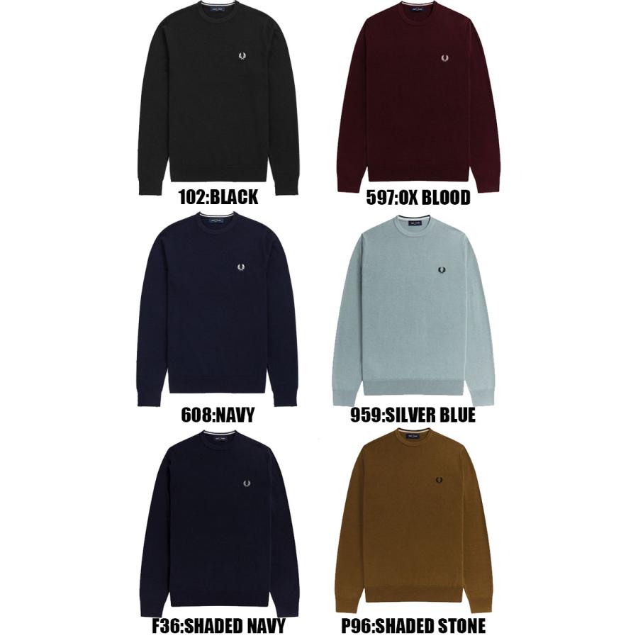 FRED PERRY（フレッドペリー） クルー セーター ニット K9601 国内正規