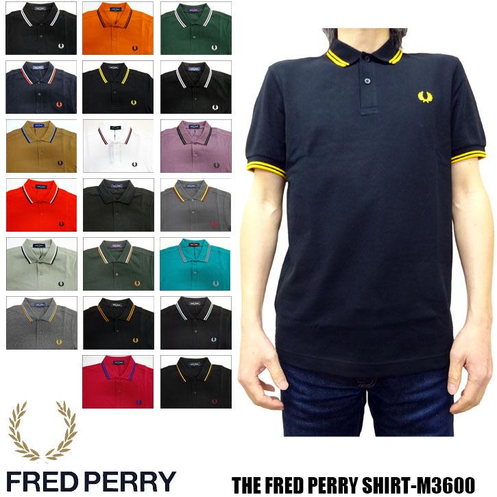 受注生産品 フレッドペリー ポロシャツ ザ シャツ FRED PERRY M3600