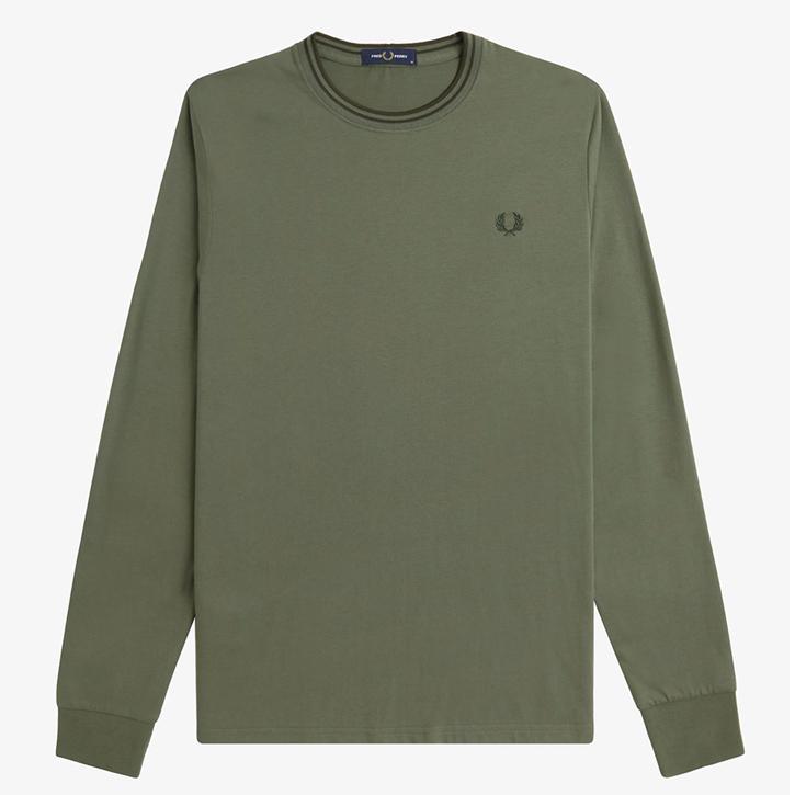 FRED PERRY TWIN TIPPED LONG SLEEVE T-SHIRT M9602 フレッド