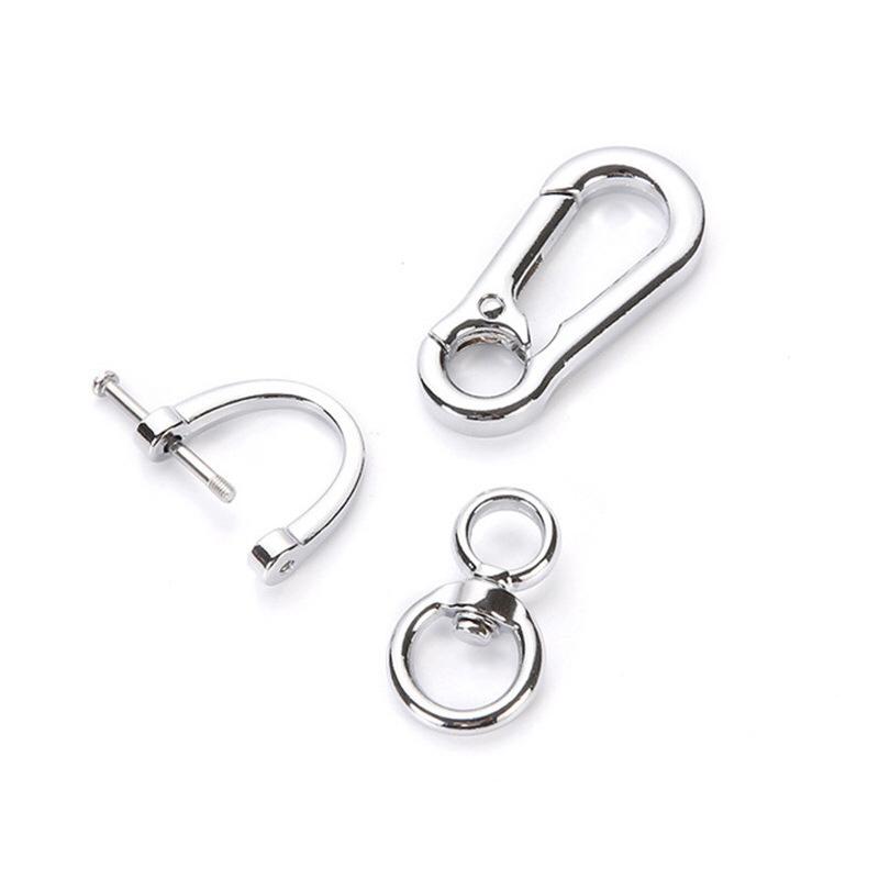 メンズ キーホルダー キーリング キーチェーン カラビナ  人気 シンプルカラビナ メンズアクセサリー レディースバッグチャーム  プレゼント 贈り物 | ブランド登録なし | 03