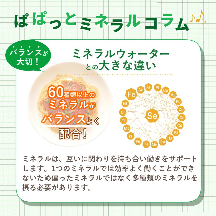 料理用 ぱぱっと ミネラル 希望の命水 元：希望の命水10倍濃縮液｜jes-mineral-honpo｜14