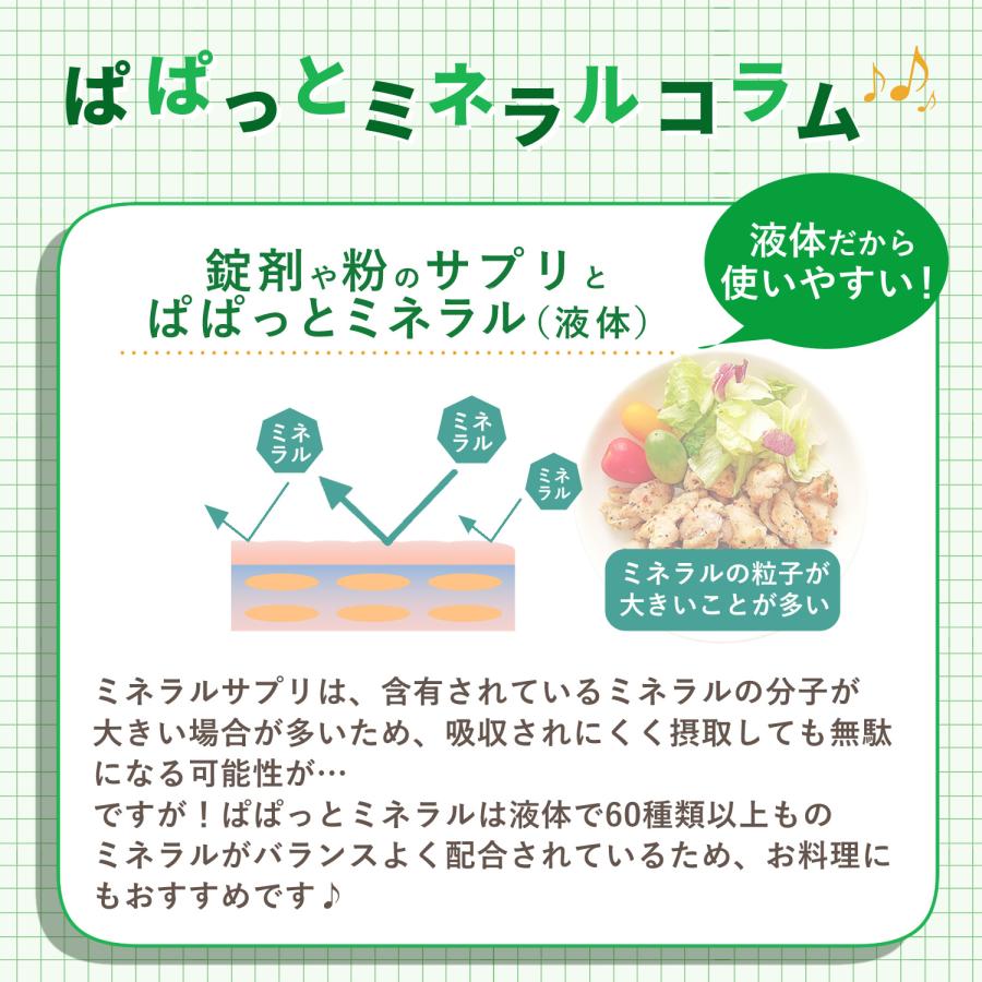 料理用 ぱぱっと ミネラル 希望の命水 元：希望の命水10倍濃縮液｜jes-mineral-honpo｜15