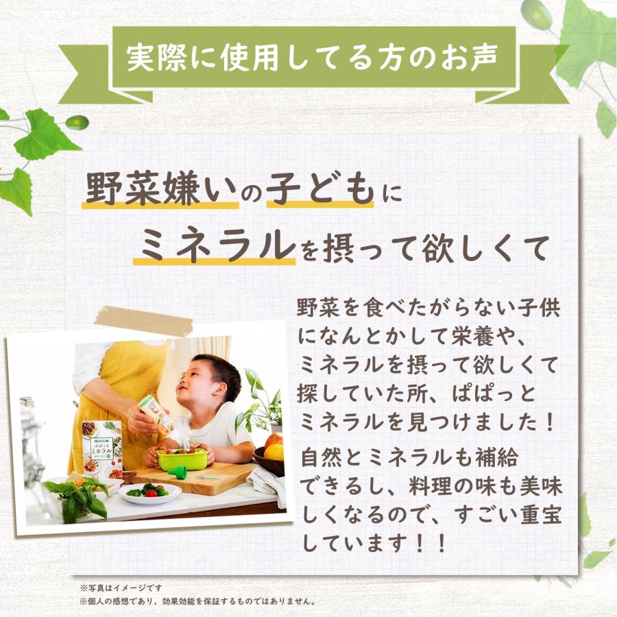 料理用 ぱぱっと ミネラル 希望の命水 元：希望の命水10倍濃縮液｜jes-mineral-honpo｜03