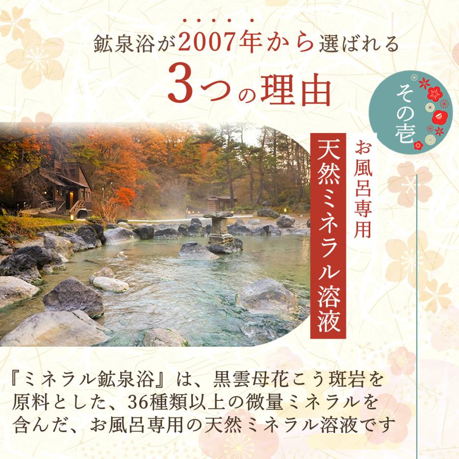 ミネラル 鉱泉浴 400mL  天然成分 入浴剤｜jes-mineral-honpo｜11