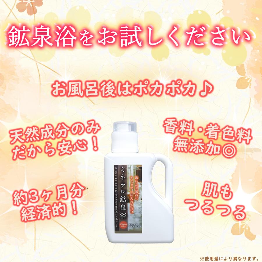 ミネラル 鉱泉浴 400mL  天然成分 入浴剤｜jes-mineral-honpo｜06