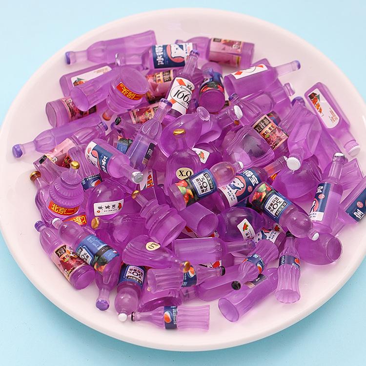 シミュレーションボトルは色系別にミックスしたミニ玩具立体模型樹脂小食品diy手作り｜jes-store｜06