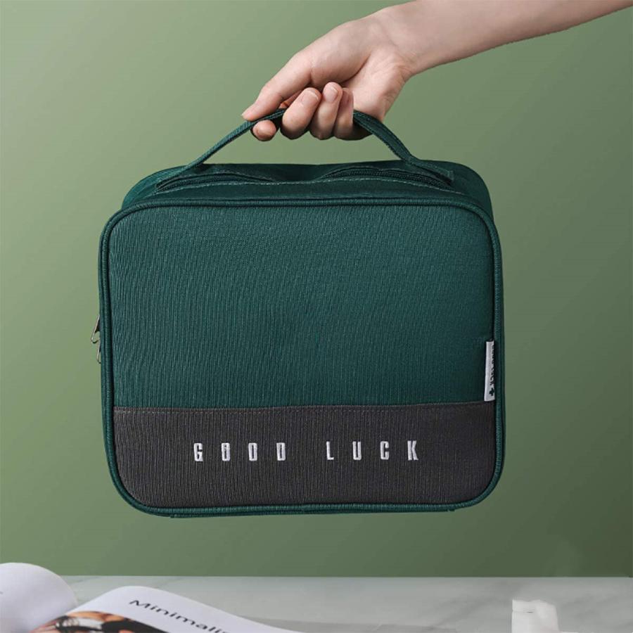 パック 2点セット ボックス 大容量 ハンドル付き ポータブル 整理 家庭用バッグ |  | 02