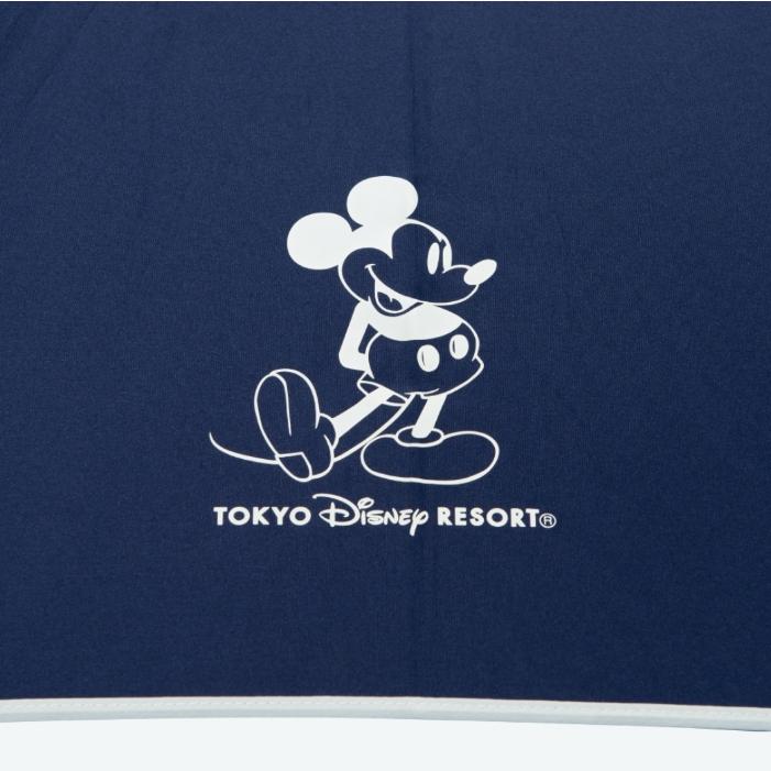 ミッキー 長傘 傘 かさ 雨具 ネイビー×ホワイト 60cm 東京 ミッキー 長傘 傘 かさ 雨具 ネイビー×ホワイト 60cm 東京