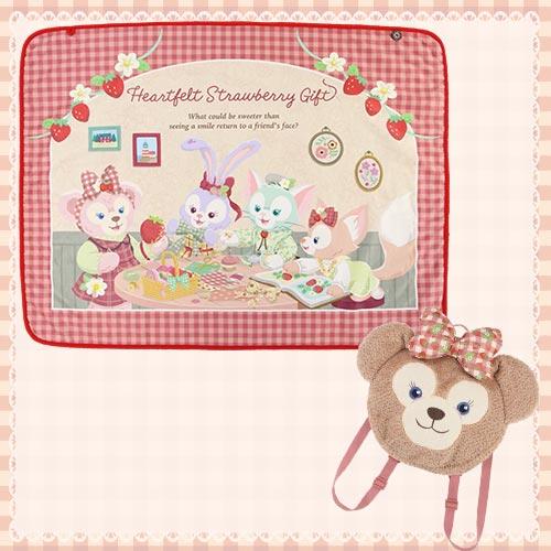 ブランケット ケース付き ダッフィー&フレンズのハートフェルト ブランケット ケース付き ダッフィー&フレンズのハートフェルト