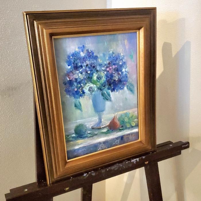 絵画 「雨上がりのセレナーデ」 油彩画 油絵 原画 静物画 お部屋 絵画 「雨上がりのセレナーデ」 油彩画 油絵 原画 静物画 お部屋