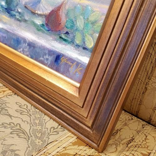 絵画 「雨上がりのセレナーデ」 油彩画 油絵 原画 静物画 お部屋 絵画 「雨上がりのセレナーデ」 油彩画 油絵 原画 静物画 お部屋