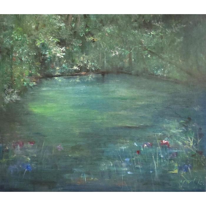 絵画 「Close to you 〜 夏」 油彩画 油絵 原画 風景画 F10 額付 絵画 「Close to you 〜 夏」 油彩画 油絵 原画 風景画 F10 額付