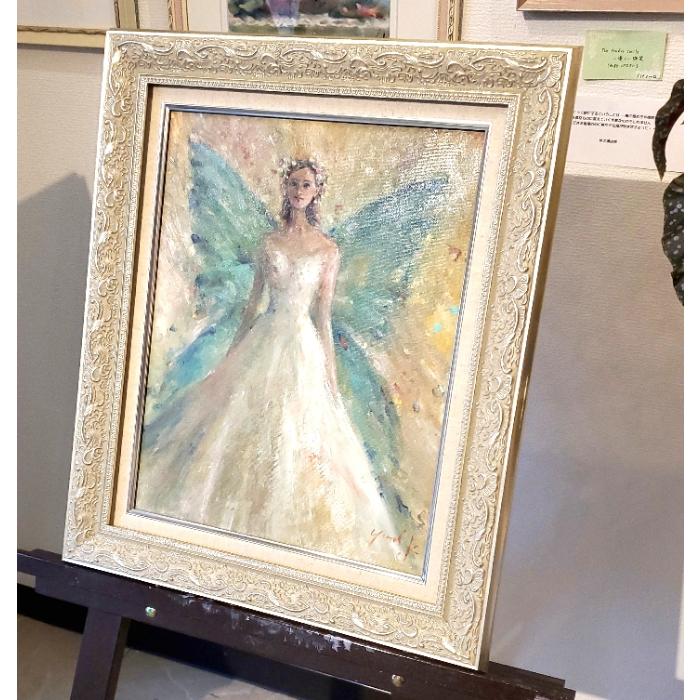 絵画 「Psyche〜愛と魂の成長」 油彩 原画 人物画 F6 額付き 絵画 「Psyche〜愛と魂の成長」 油彩 原画 人物画 F6 額付き