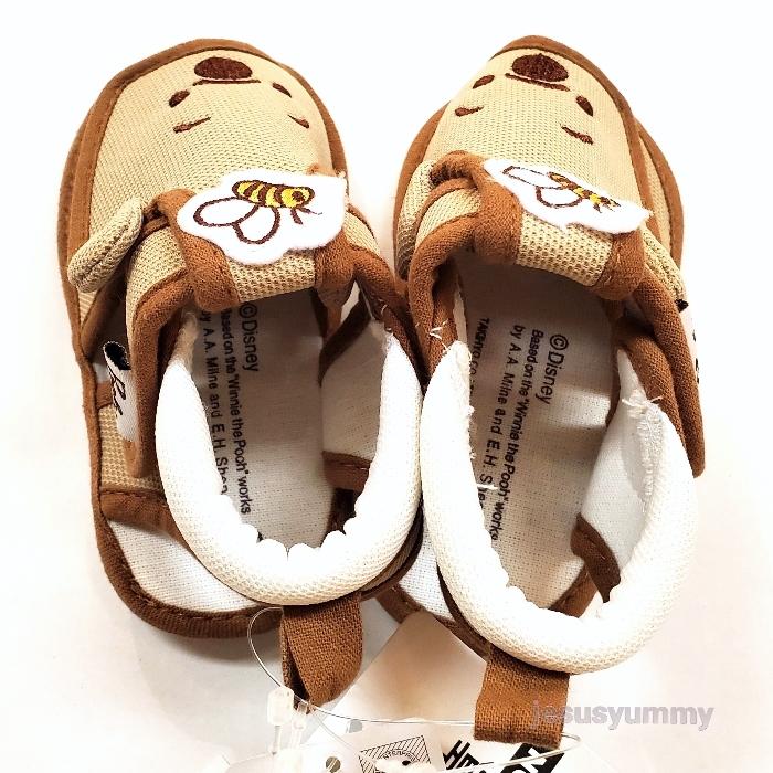 ディズニー くまのプーさん ベビー 靴 サンダル 14cm ブラウン ベージュ 東京ディズニーリゾート お土産 Disney Pooh Jesus Yummy 通販 Yahoo ショッピング