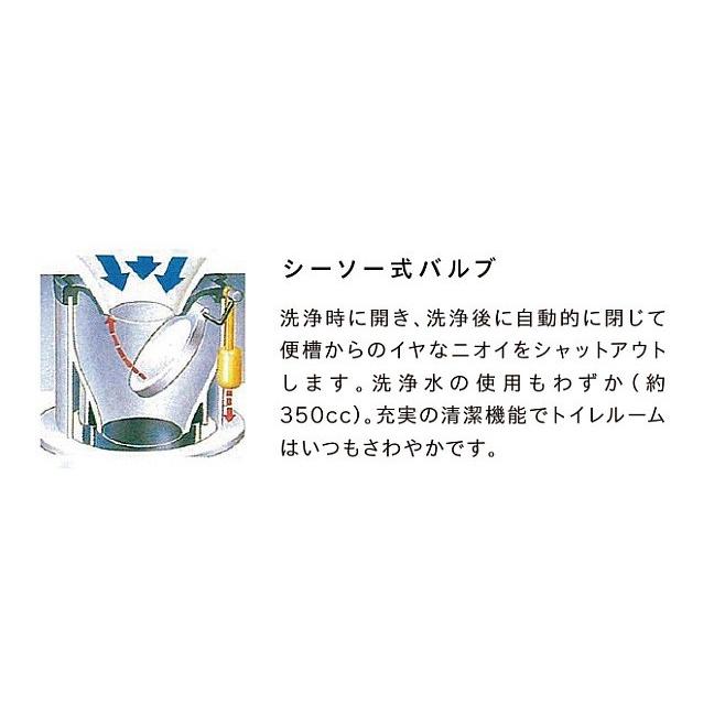 ジャニス工業 簡易水洗便器 オフホワイト タンク手洗い付き 普通便座 