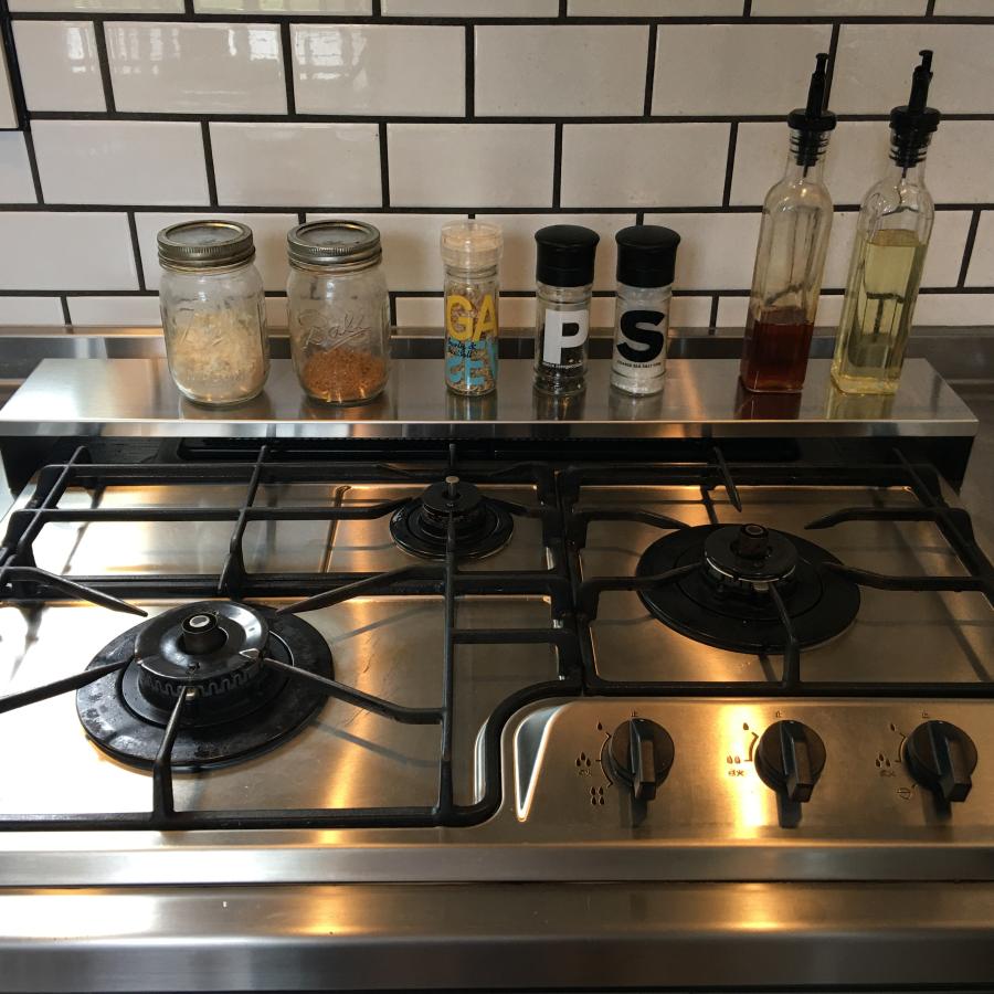 ビルトインコンロ 排気口カバー 75センチ用 スパイスラック ノーリツ