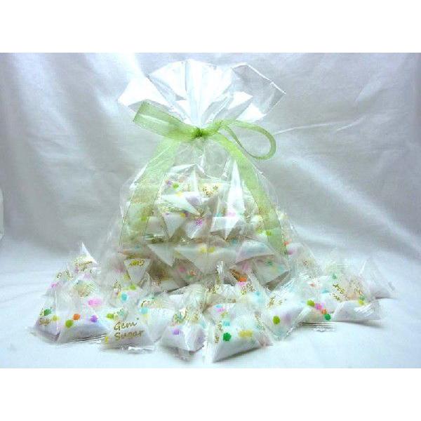 金平糖入りグラニュー糖 ジェムシュガー（100袋入り） : コーヒー白豆