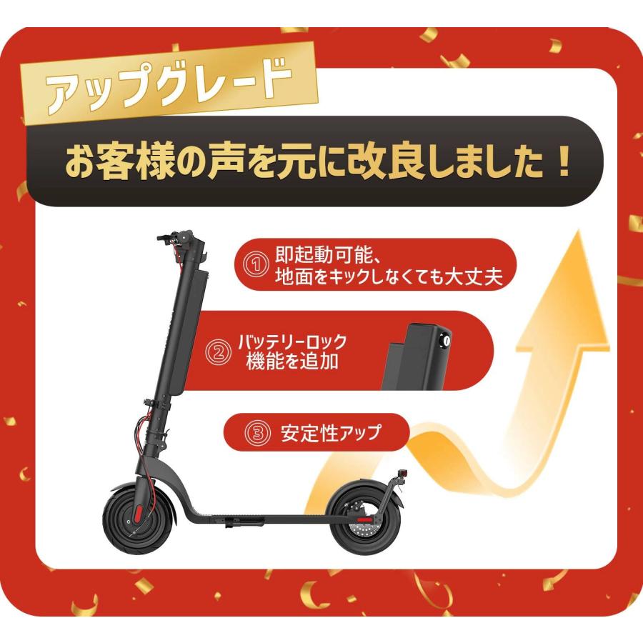 特定小型原動機付自転車】 電動キックボード 公道走行可能 免許不要