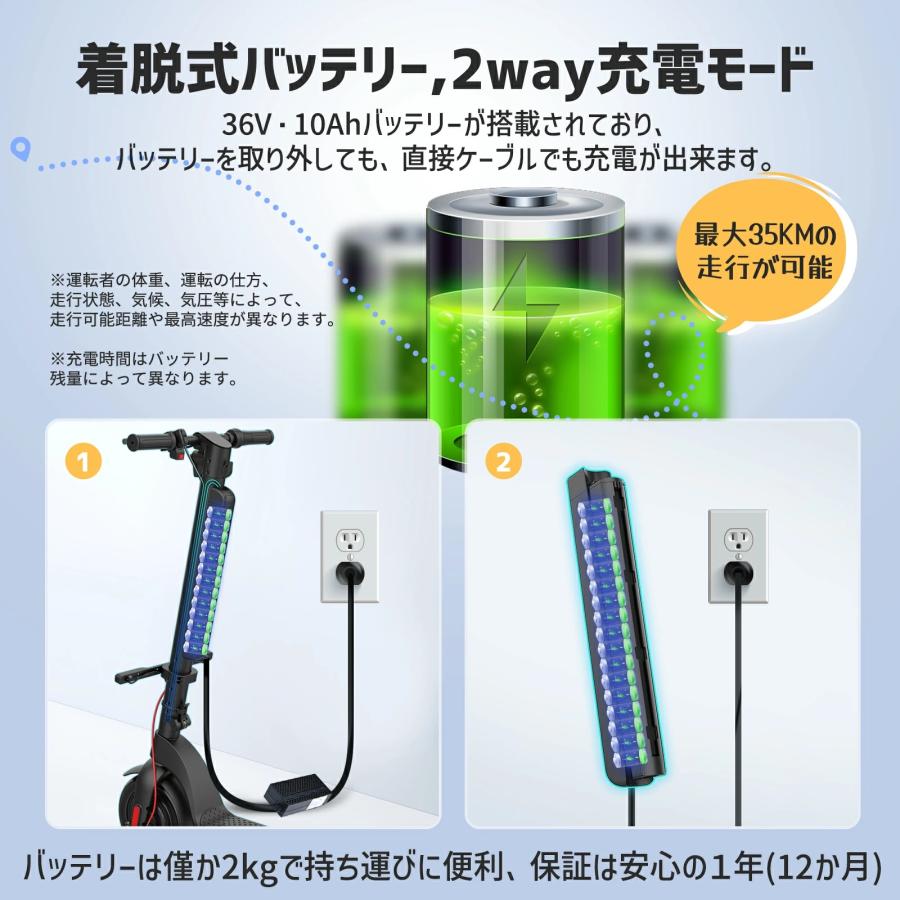 特定小型原動機付自転車】 電動キックボード 公道走行可能 免許不要