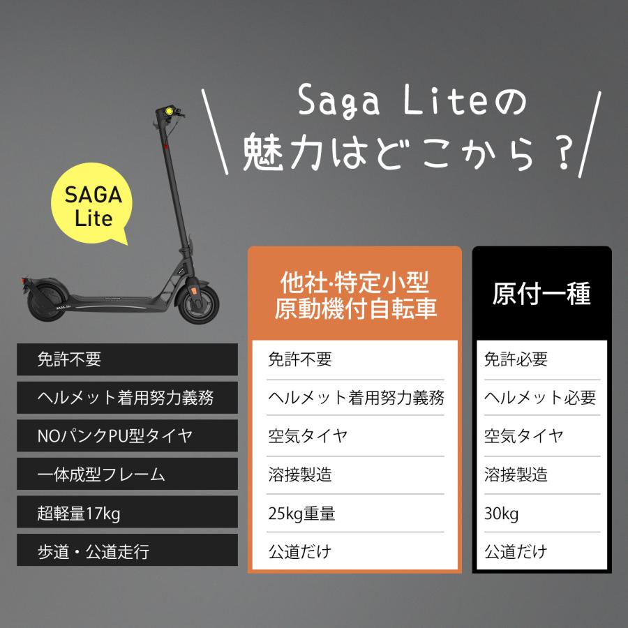 特定小型原動機付】電動キックボード公道走行可能免許不要ノーパンク