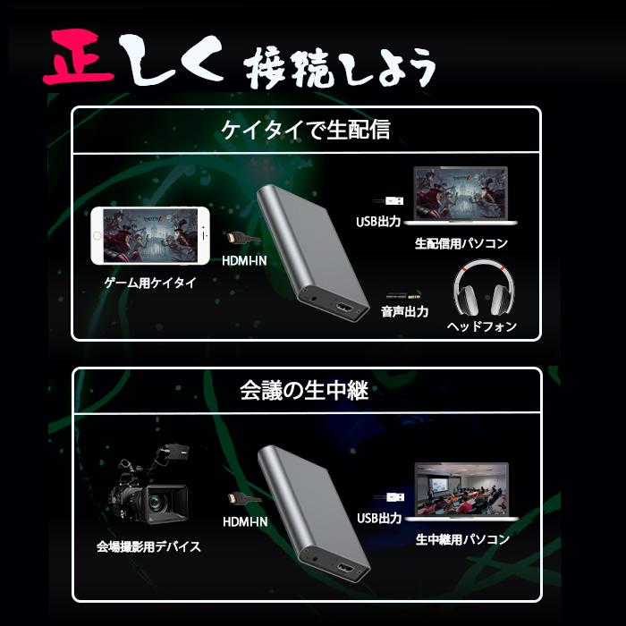 キャプチャーボード ビデオキャプチャー Switch Ps4 Xbox ゲームキャプチャー 4kパススルー 1080p 60fps ゲーム録画 ライブ配信 Youtube Twitch Jetaku Capture Jetaku生活館 通販 Yahoo ショッピング