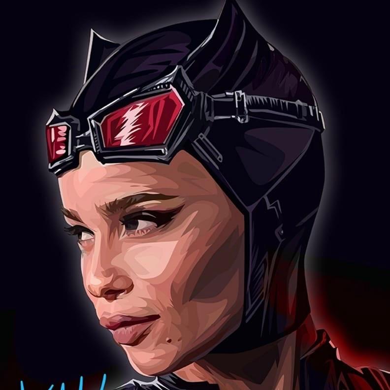 キャットウーマン 3 / CAT WOMAN VER.3 / ポップアートパネル/DCコミック/POPARTPANEL/バットマン