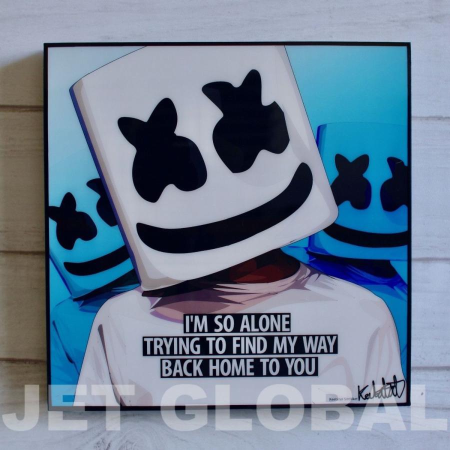 マシュメロ Dj Marshmello ポップアートパネル Popartpanel Papm 0038 ポップアートパネル公式通販サイト 通販 Yahoo ショッピング