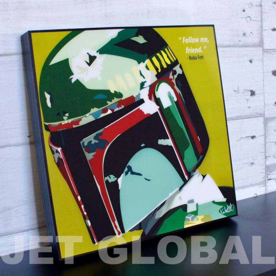 ボバフェット / BOBA FETT : GREEN / ポップアートパネル/スターウォーズ/POPARTPANEL/STARWARS｜jetglobal