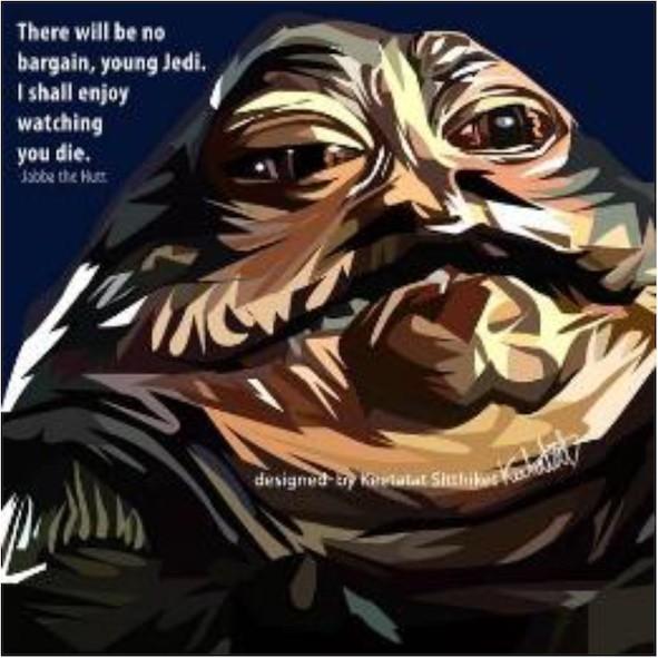 ジャバザハット Jabba The Hut ポップアートパネル スターウォーズ Popartpanel Starwars Papsw 0021 ポップアートパネル公式通販サイト 通販 Yahoo ショッピング