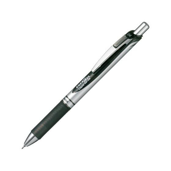 ぺんてる（Pentel） ノック式 エナージェル 0.4mm 黒 BLN74-A 黒インク