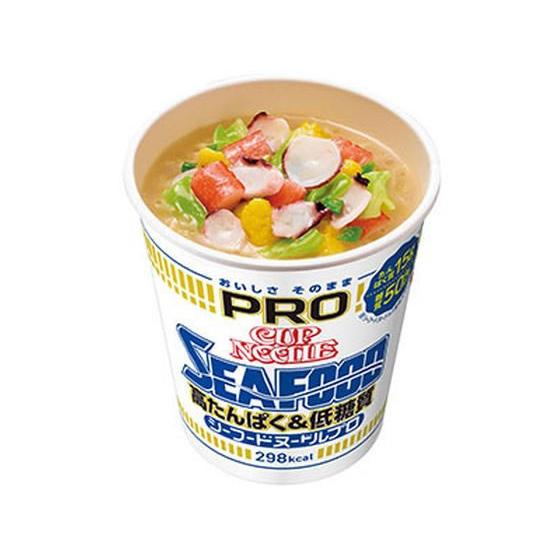 日清食品 カップヌードルPRO高たんぱく&低糖質シーフード78g*12  ラーメン インスタント食品 レトルト食品｜jetprice｜02