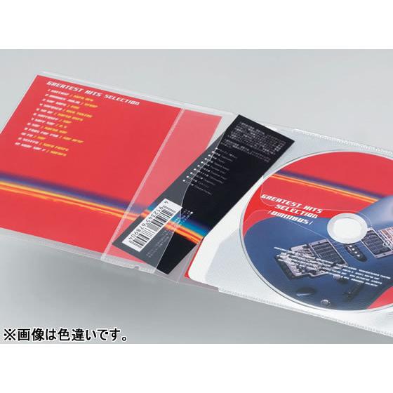KOKUYO（コクヨ） CD／DVD用ソフトケース(MEDIA PASS)1枚収容 黒 100枚