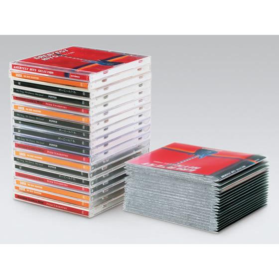 KOKUYO（コクヨ） CD／DVD用ソフトケース(MEDIA PASS)1枚収容 黒 100枚