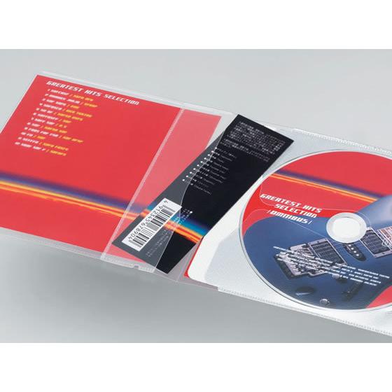 KOKUYO（コクヨ） CD／DVD用ソフトケース(MEDIA PASS)1枚収容 白 100枚