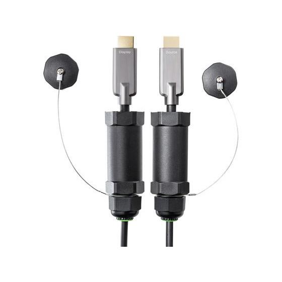 【お取り寄せ】サンワサプライ ドラム付光ファイバHDMIケーブル30m KM-HD20-UFBD30 オーディオケーブル アンテナ ＡＶ関連品 テレビ オーディオ 家電の画像