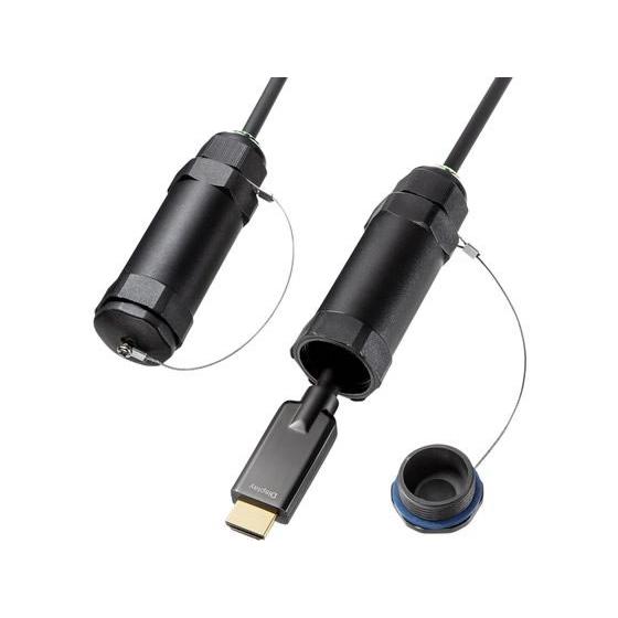 【お取り寄せ】サンワサプライ ドラム付光ファイバHDMIケーブル30m KM-HD20-UFBD30 オーディオケーブル アンテナ ＡＶ関連品 テレビ オーディオ 家電の画像