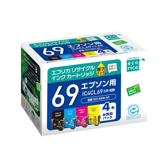 エプソン用 エコリカリサイクルインクカートリッジ28本セット エコリカ エプソン用リサイクルインクカートリッジIC4CL69 エプソン