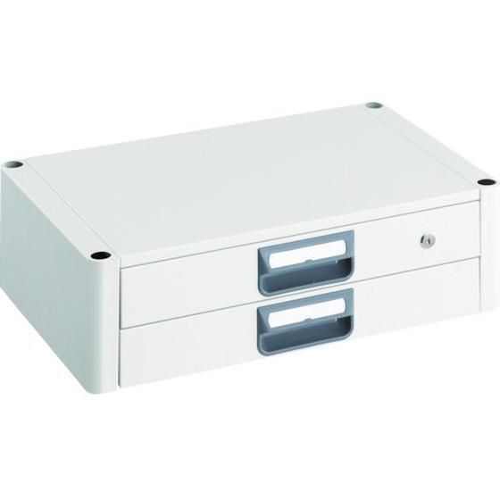 TRUSCO フェニックスワゴン 2段引出 750×500 W色 PEW-75X-W オプション ツールワゴン 物流 現場