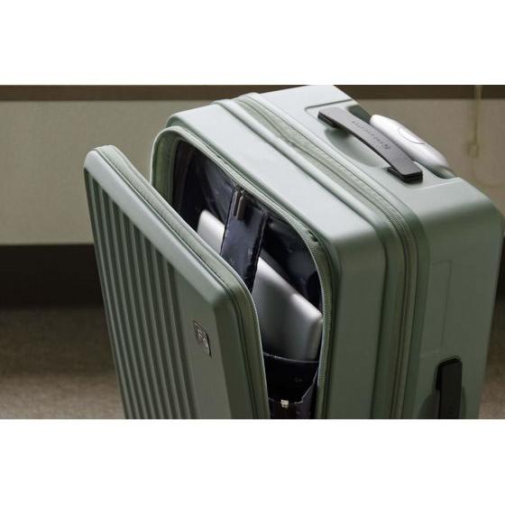 LIEVE 4輪キャリー フロント 48cm ダークグレー お取り寄せ】エンドー鞄 LIEVE 4輪キャリー フロント 48cm