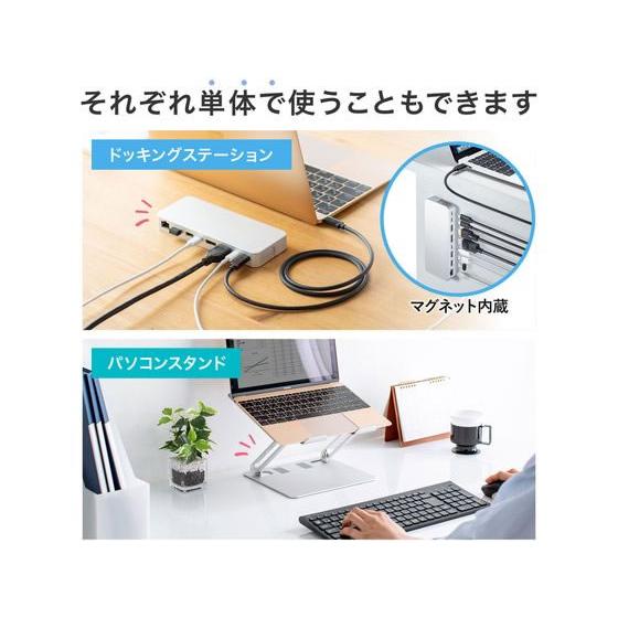 USB 【イコライザ】 Type-Cドッキングステーション スタンド付き