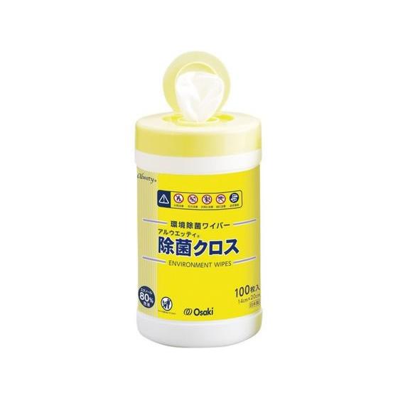オオサキメディカル アルウエッティ 除菌クロス 100枚入 72161 除菌