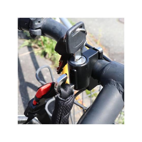 ヒロコーポレーション 自転車用ヘルメット鍵付きホルダー HED-0333
