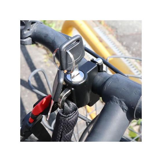 ヒロコーポレーション 自転車用ヘルメット鍵付きホルダー HED-0333