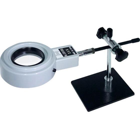 リーフ LED照明拡大鏡 3.5x LEDS-035S 拡大鏡 照明 スコープ 実験用 小物 機材 研究用 ヨドバシ.com - リーフ LEDS-035S [リーフ LED照明拡大鏡 3.5x] 通販