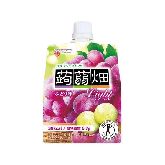 マンナンライフ クラッシュタイプの蒟蒻畑 ライトぶどう味 150g