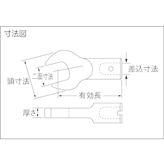 【お取り寄せ】カノン へッド交換式トルクレンチ用スパナヘッド 700SCK32 700SCK32 トルクレンチ 作業工具 作業用品 工具