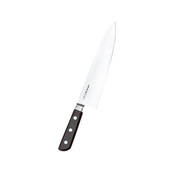 堺孝行 【お取り寄せ】青木刃物 日本鋼・ツバ付 洋出刃 30cm 15035