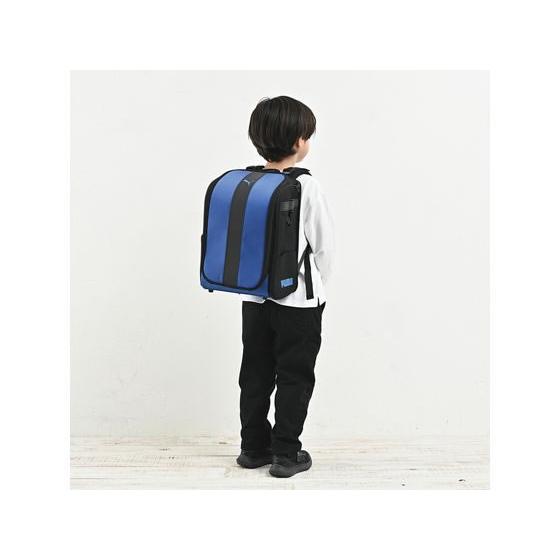クツワ（KUTSUWA） PUMA 軽快学童リュック ストライプ ブルー PM529BL 